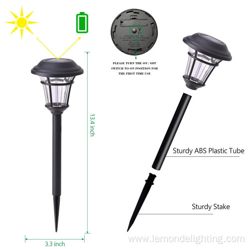 Solar Led Pathway Lawn Lights Garden Lights